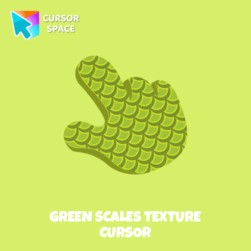 Green Scales Texture cursor pointer cursor